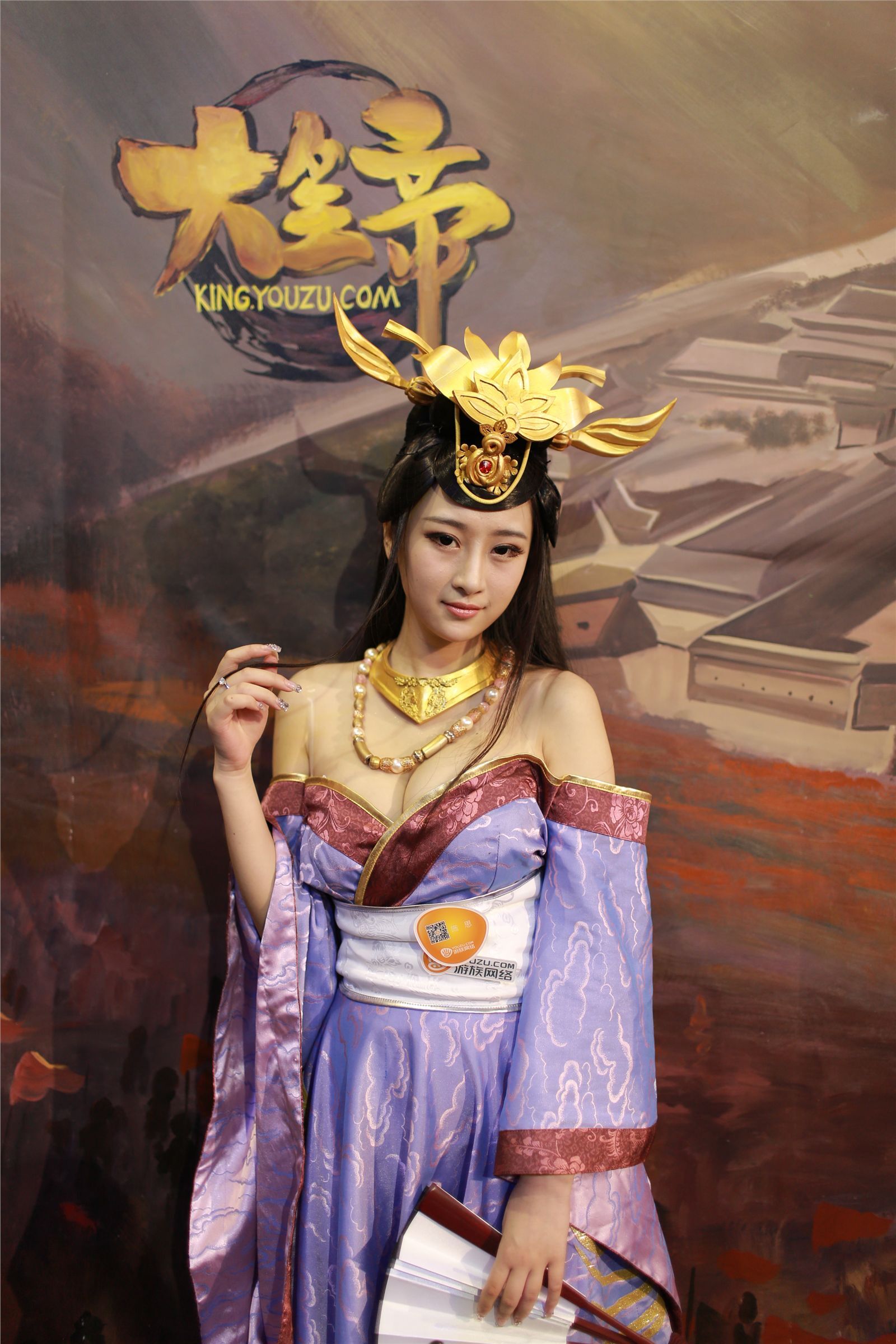 ChinaJoy 2014 Youzu online exhibition stand goddess Chaoqing Collection 2